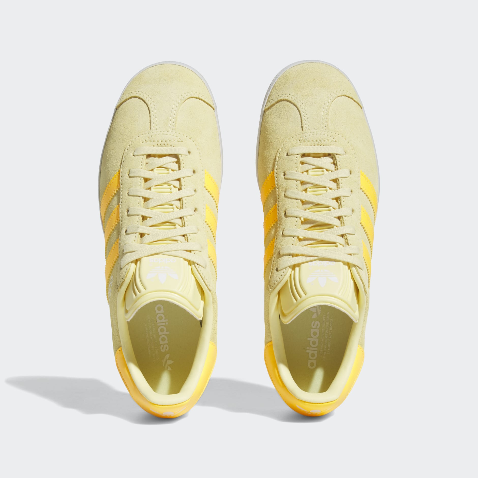 adidas originals gazelle yellow