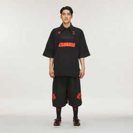 Adidas x Willy Chavarria: Men's Long Shorts (Black) | DSMNY