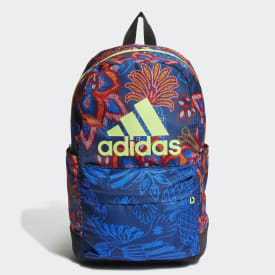 adidas pink and blue backpack