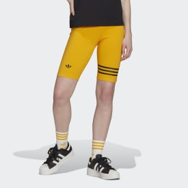 Clothing - Adicolor Neuclassics Bike Leggings - Yellow | adidas South ...