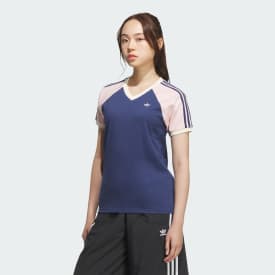 ★adidas★ V-neck short sleeve tee cream white burgundy KE61 Amazon.com: adidas Women's ID Winners V-Neck Short Sleeve