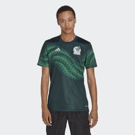 :adidas Youth Mexico 22 Home Jersey - Vivid Green /  Collegiate Green