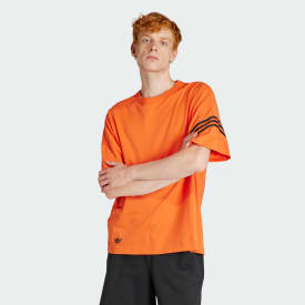 Orange adidas outlet crew neck