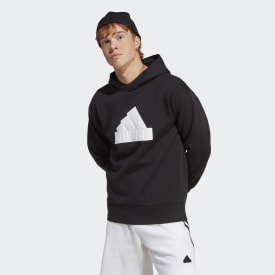 Clothing - Future Icons Badge of Sport Hoodie - Black | adidas South Africa