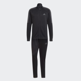 adidas AEROREADY Sereno Cut 3-Stripes Track Suit - Black | adidas UAE