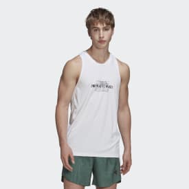 Clothing - Own The Run End Plastic Waste AEROREADY Graphic Tank Top ...