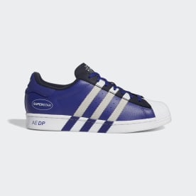 Adidas superstar lineas azules