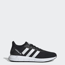 adidas black and white swift run