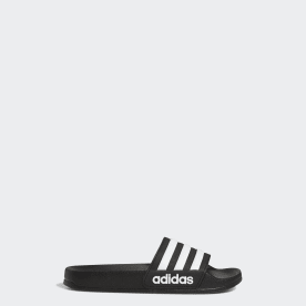 adidas Adilette Aqua Slides - Black 