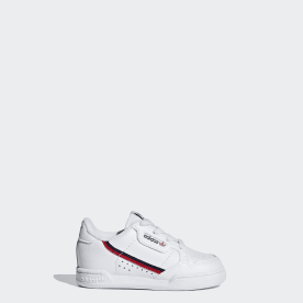 adidas originals continental 80's trainers in white