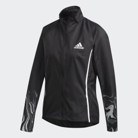 adidas women's long woven jacket