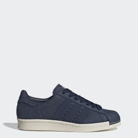 superstar 80s dames blauw
