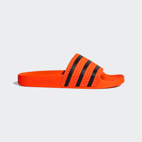 orange flip flops
