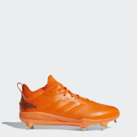 orange adidas baseball cleats