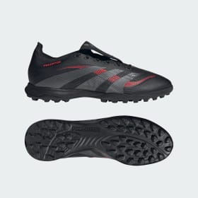 Zapatos Predator League Lengüeta Plegable Pasto Sintético Negro Fútbol