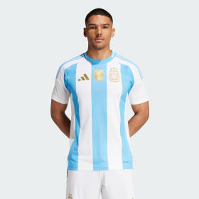 Camiseta Local Selección Argentina 24 Blanco Hombre Fútbol