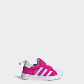 superstar slip on Rose enfant