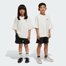 Conjunto De Shorts Y Polera Adidas X Disney Mickey Mouse Niños Blanco Niño Originals