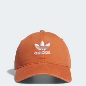 orange adidas cap