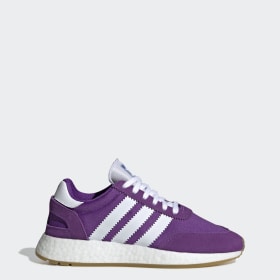 purple adidas for women