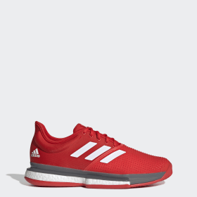 tennis adidas rouge
