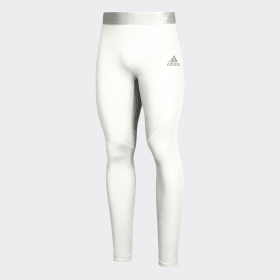 white adidas compression pants