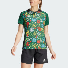 Camiseta Tiro 24 Verde Mujer Fútbol