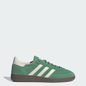 White and clearance green adidas trainers