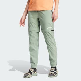 Pantalón De Senderismo Terrex Utilitas Zip-Off Verde Mujer Terrex