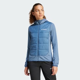 Chaqueta Térmica Con Capucha Terrex Multi Hybrid Azul Mujer Terrex