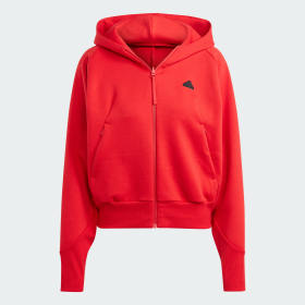 adidas jumper red