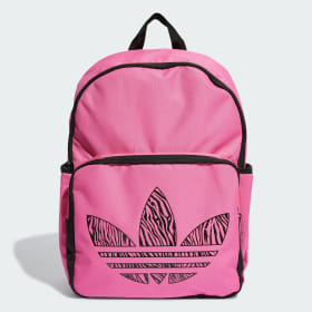 Grey and cheap pink adidas backpack