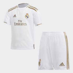 adidas Miniconjunto Uniforme Local Real Madrid 23/24 - Blanco