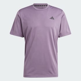 Polera Train Essentials Seasonal Camo Morado Hombre Training