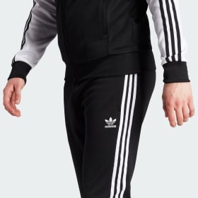 Mens adidas hotsell superstar track pants