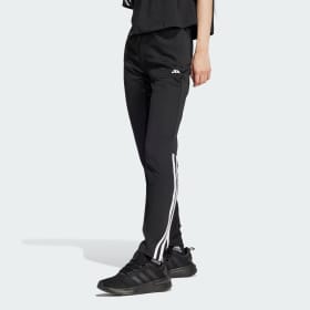 Pantalón Sereno Aeroready 3 Tiras Ajustado Con Pierna Cónica Negro Mujer Sportswear