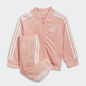 kids adidas tracksuit pink