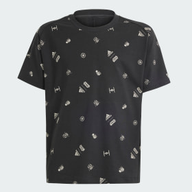 Polera Adidas X Star Wars Z.N.E. Negro Niño Sportswear