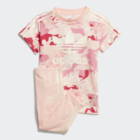 baby pink adidas t shirt