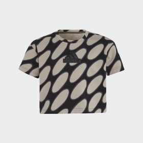 เสื้อยืดผ้าฝ้ายพิมพ์ลายทั้งตัว Marimekko