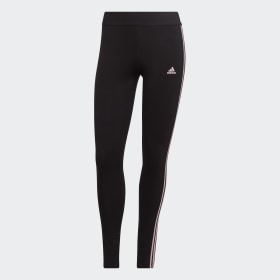 Calzas Essentials 3 Tiras Negro Mujer Sportswear