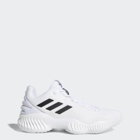 White Adidas Basketball Shoes