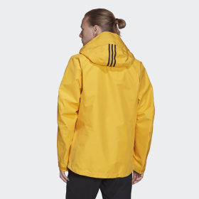yellow adidas women's jacket