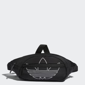 adidas black rectangular messenger bag