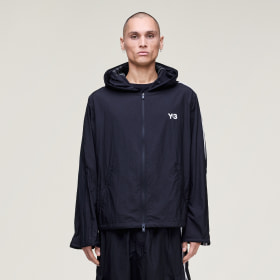 Y-3 NYLON WIRED 3 STRIPES TRACK TOP