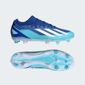 Zapatos X Crazyfast.3 Terreno Firme Azul Fútbol