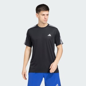 adidas training essentials base 3 stripes tee men training men training-picture-15
