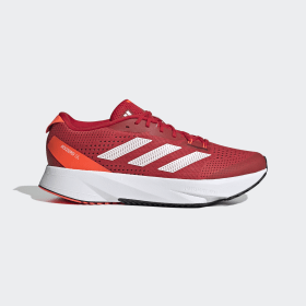 Red running hot sale shoes mens