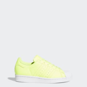 adidas originals superstar primeknit kids yellow