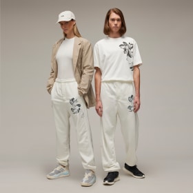 Pantalón Y-3 Graphic French Terry Blanco Y-3